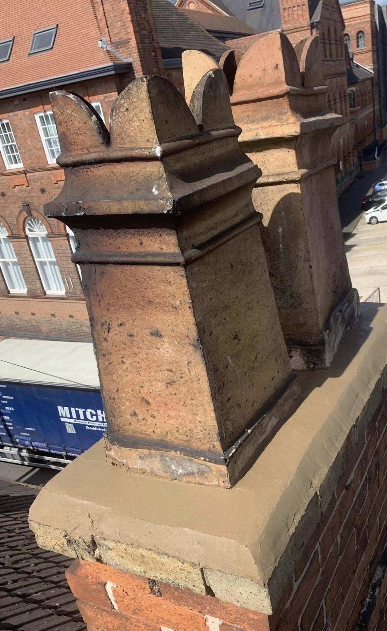 Repointed Chimney in Newark